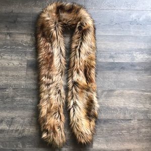 Faux fur scarf